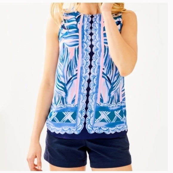 Lilly Pulitzer Iona Top Size XXS - Picture 1 of 12